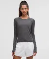 Lululemon Swiftly Tech Long-sleeve Shirt 2.0 Waist Length Textured Knit