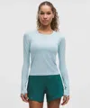 Lululemon Swiftly Tech Long-sleeve Shirt 2.0 In Blue