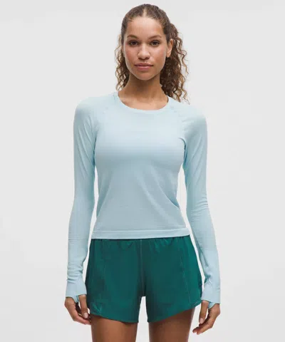 Lululemon Swiftly Tech Long-sleeve Shirt 2.0 In Blue