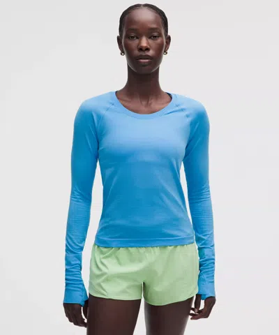 Lululemon Swiftly Tech Long-sleeve Shirt 2.0 In Blue