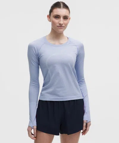 Lululemon Swiftly Tech Long-sleeve Shirt 2.0 In Blue