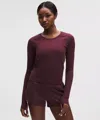 Lululemon Swiftly Tech Long-sleeve Shirt 2.0 In Burgundy