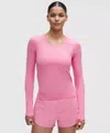 Lululemon Swiftly Tech Long-sleeve Shirt 2.0 In Pink