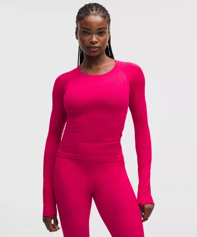 Lululemon Swiftly Tech Long-sleeve Shirt 2.0 In Pink