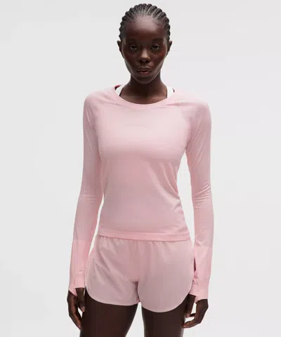 Lululemon Swiftly Tech Long-sleeve Shirt 2.0 In Pink
