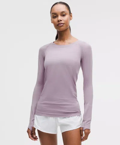 Lululemon Swiftly Tech Long-sleeve Shirt 2.0 In Purple