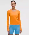 Lululemon Swiftly Tech Long-sleeve Shirt 2.0 In Yellow