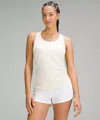 Lululemon Swiftly Tech Racerback Tank Top 2.0 Hip Length In White