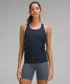 Lululemon Swiftly Tech Racerback Tank Top 2.0 Hip Length In Blue