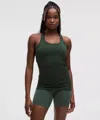 Lululemon Swiftly Tech Racerback Tank Top 2.0 Hip Length In Green