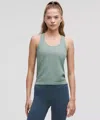 Lululemon Swiftly Tech Racerback Tank Top 2.0 Waist Length In Green