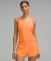 Lululemon Swiftly Tech Racerback Tank Top 2.0 Waist Length In Orange