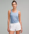 Lululemon Swiftly Tech Racerback Tank Top 2.0 Waist Length In Blue