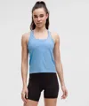 Lululemon Swiftly Tech Racerback Tank Top 2.0 Waist Length In Blue