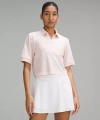 Lululemon Swiftly Tech Relaxed-fit Polo Shirt In Pink