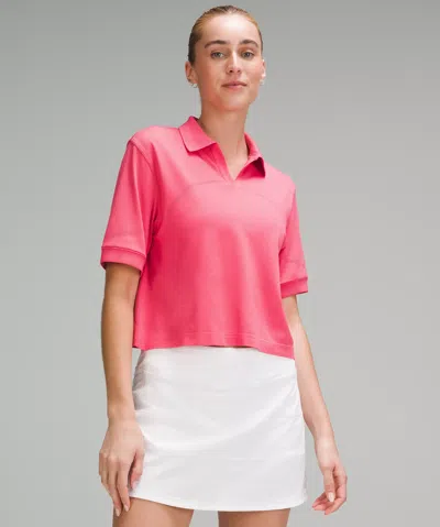 Lululemon Swiftly Tech Relaxed-fit Polo Shirt In Pink