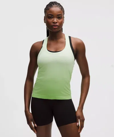 Lululemon Swiftly Tech Scoopneck Tank Top 2.0 Waist Length In Green