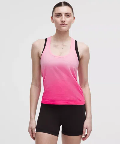 Lululemon Swiftly Tech Scoopneck Tank Top 2.0 Waist Length In Pink