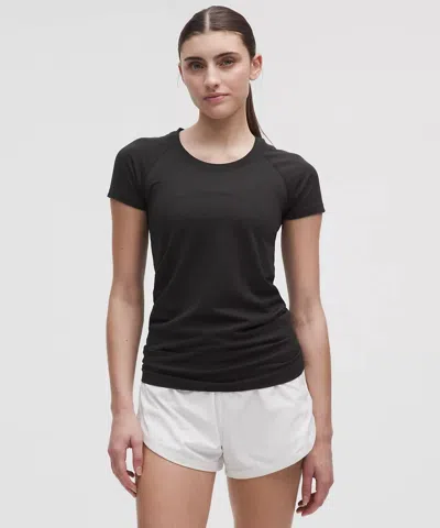 Lululemon Swiftly Tech Short Sleeve 2.0 Top In Black