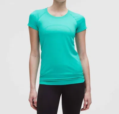 Lululemon Swiftly Tech Short Sleeve 2.0 Top In Tropics Tone In Green
