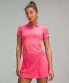 Lululemon Swiftly Tech Short-sleeve Polo Shirt In Pink
