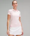 Lululemon Swiftly Tech Short-sleeve Polo Shirt In Pink