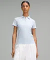 Lululemon Swiftly Tech Short-sleeve Polo Shirt In Blue