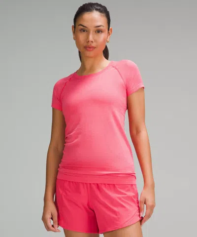 Lululemon Swiftly Tech Short-sleeve Shirt 2.0 In Pink