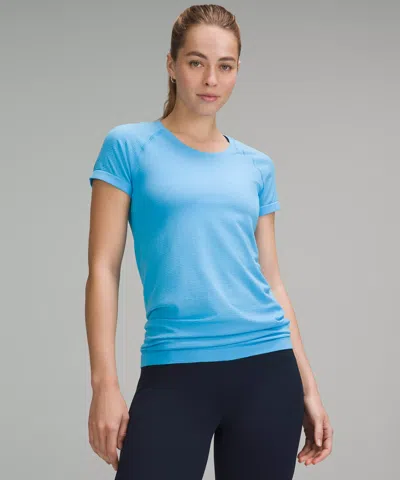 Lululemon Swiftly Tech Short-sleeve Shirt 2.0 In Blue