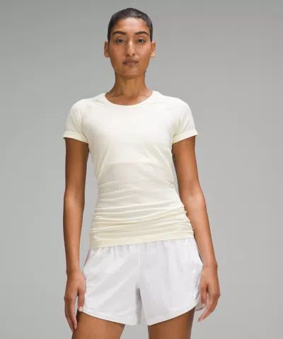 Lululemon Swiftly Tech Short-sleeve Shirt 2.0 In White