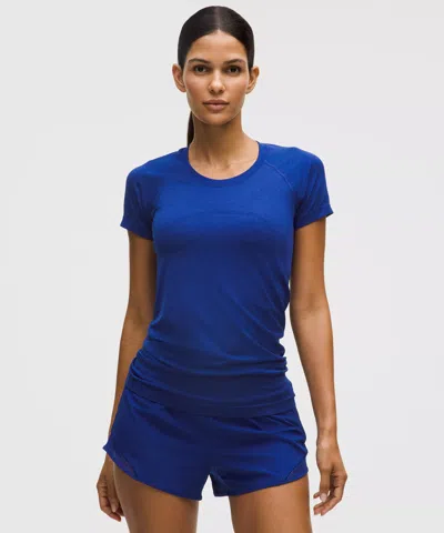 Lululemon Swiftly Tech Short-sleeve Shirt 2.0 In Blue