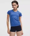 Lululemon Swiftly Tech Short-sleeve Shirt 2.0 In Blue