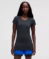 Lululemon Swiftly Tech Short Sleeve 2.0 In Navy