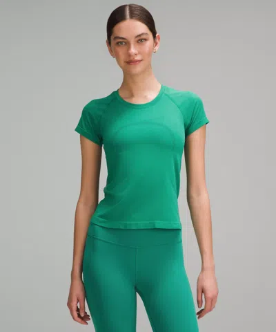 Lululemon Swiftly Tech Short-sleeve Shirt 2.0 Race Length In Green