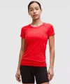 Lululemon Swiftly Tech Short-sleeve Shirt 2.0 In Red