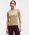 Lululemon Swiftly Tech Short-sleeve Shirt 2.0 Waist Length In Brown