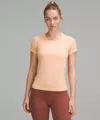 Lululemon Swiftly Tech Short-sleeve Shirt 2.0 Waist Length In Orange