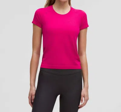 Lululemon Swiftly Tech Short-sleeve 2.0 Race Length Top In Passionate In Pink