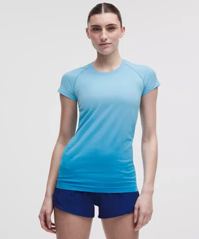 Lululemon Swiftly Tech Short-sleeve Shirt 2.0 In Blue
