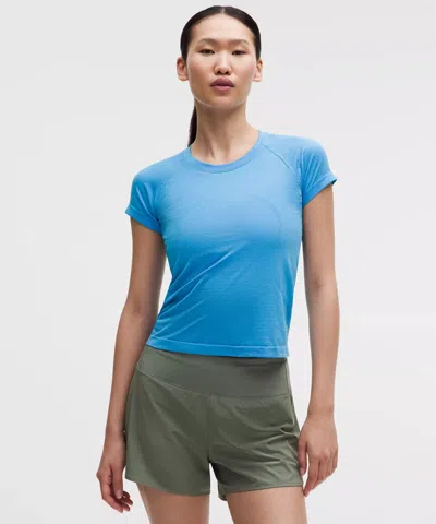 Lululemon Swiftly Tech Short-sleeve Shirt 2.0 In Blue