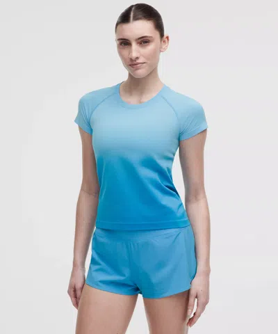 Lululemon Swiftly Tech Short-sleeve Shirt 2.0 In Blue