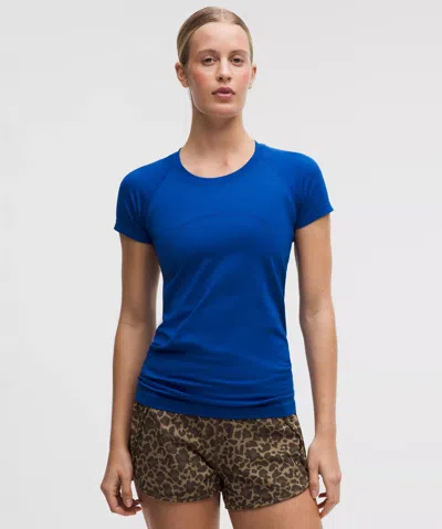 Lululemon Swiftly Tech Short-sleeve Shirt 2.0 In Brown