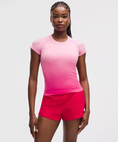 Lululemon Swiftly Tech Short-sleeve Shirt 2.0 In Pink