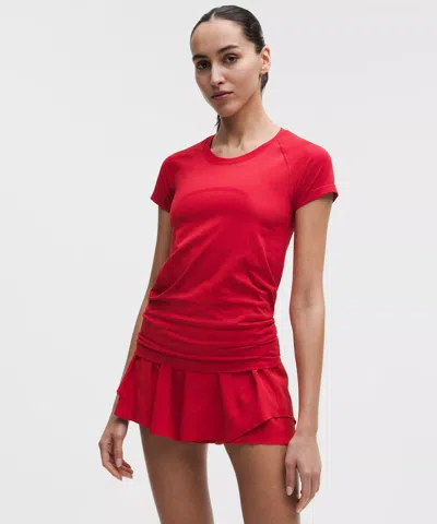 Lululemon Swiftly Tech Short-sleeve Shirt 2.0 In Red