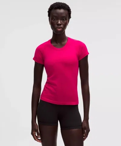 Lululemon Swiftly Tech Short-sleeve Shirt 2.0 In Red