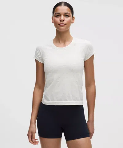 Lululemon Swiftly Tech Short-sleeve Shirt 2.0 In White