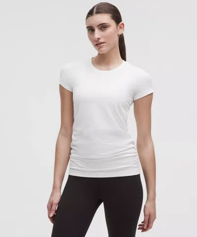 Lululemon Swiftly Tech Short-sleeve Shirt 2.0 In White