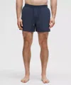 Lululemon Swim Shorts 5" Lined In Gray