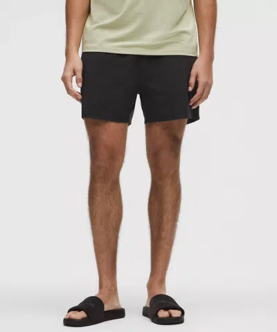 Lululemon Swim Shorts 5" Linerless In Black