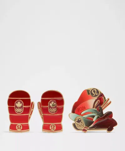 Lululemon Team Canada Collectible Pins 2 Pack